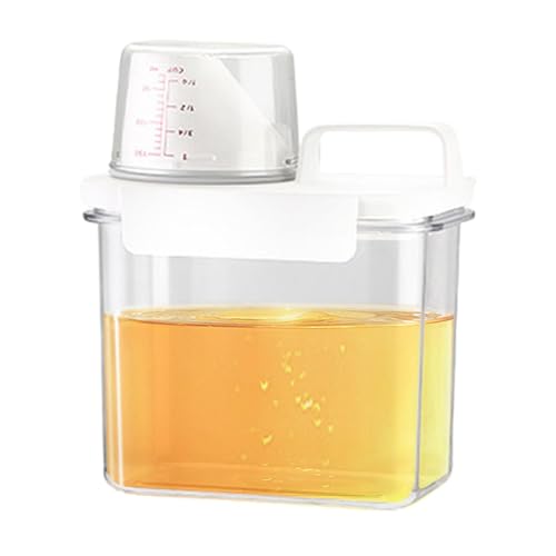 Consejos para Comprar Lavasecadoras Fdit al mejor precio. 40 Dispensador De Detergente para Ropa, Dispensador Hermético De Detergente para con Taza Medidora, Dispensador De Jabón para Lavandería, Dispensador De Detergente para Lavadero