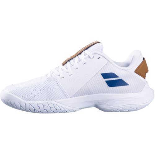 Babolat Women's Jet Tere 2 All Court Wimbledon Limited Edition Tennis Shoes (White/Blue Navy)3