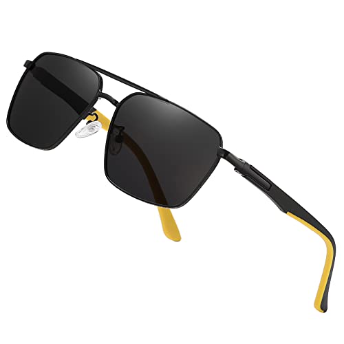 Image of Sunglasses for Men Women Trendy Polarized Sunglasses UV400 Fashion SunGlasses Aviator Sunglasses for Driving Fishing