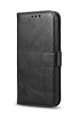 AIMOYU for Samsung Galaxy A13 4G/5G/A04s Case Flip Wallet Leather Phone Case with [4 Card Slots] [Kickstand] [RFID Blocking] Magnetic Protective Shockproof Cover for Samsung A13 Case - Black