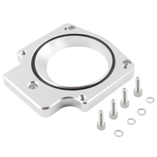 Espaciador de acelerador 92mm negro para mejorar rutas y tandas en motores LSX