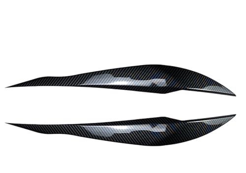 Cache-phares BMW F30 F35 2013-2018 abs noir brillant finition carbone 2x