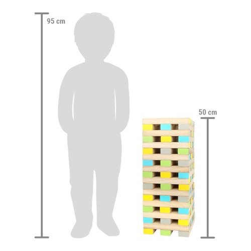 Torre tambaleante XXL para evitar el aburrimiento infantil juego familiar de madera exterior 12027 5