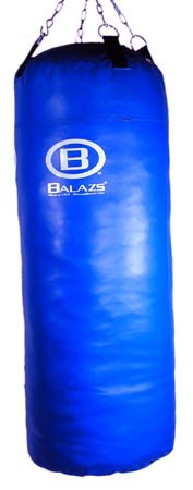 Balazs Coated Canvas Heavy Bag - Double-End Ready (Blue, 100 lb (14