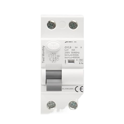 Disjoncteur de type GYL9 AC 2P 63A pour stopper les fuites de courant