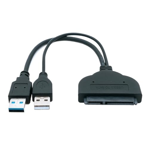 Cable adaptador USB 3.0 a SATA 22 pines para disco duro