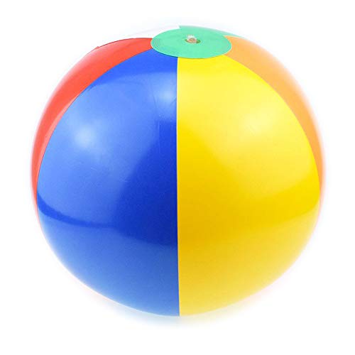 Wasserball Strandball 40 Cm – Aufblasbar, Mehrfarbig, Für Strand, Pool & Garten, Sommer-Spielzeug