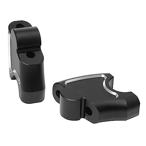 Rehausseurs guidon alu CNC noir Rebel CMX500 pour corriger la posture de conduite