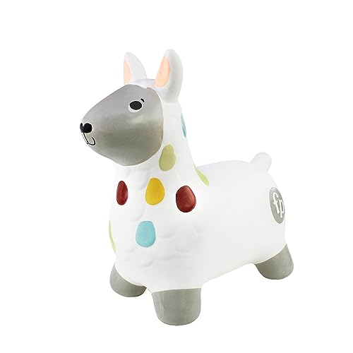Fisher Price - Llama Saltaria Hinchable - con Agarre para Mayor Seguridad - Incluye hinchador (Deqube 920D00162)