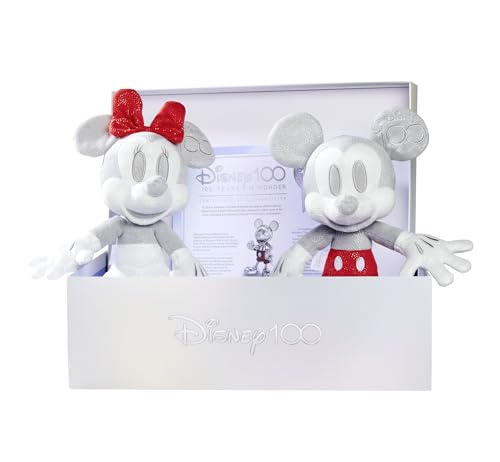 Simba 6315870125-Disney Mickey & Minnie Mouse 100 Jahre Collector-Set Future, 33cm Plüsch, limitierte Sammler-Edition, Geschenk-Box… – Ansicht 4