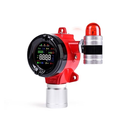 Detector de Gas Natural, El Detector De Gas Fijó La Alarma Industrial del Escape Sensor CO Monóxido Carbono para Trabajo Y Hogar