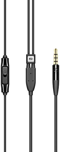 Sennheiser IE 80 S Adjustable Bass earbud Headphone, Black