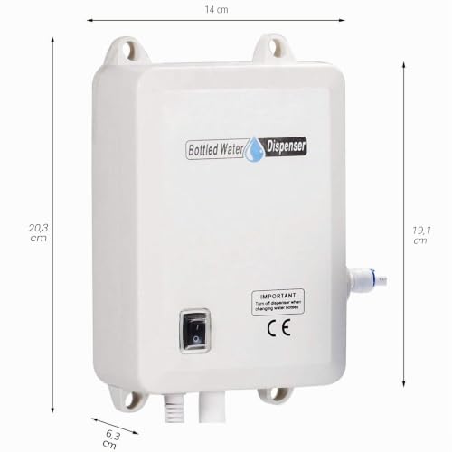 Miniatura 2 de Buoqua Eléctrico Embotellada Bomba Dispensadora De Agua De 3.8l Con Tubería De Pe De 20 Pies