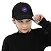 K-Pop Demon Hunters Huntrix Emblem Youth Baseball Hat - Officially Licensed - Black