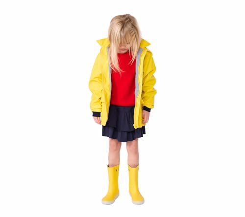 Petit Bateau YELLOW BOYS KIDS HOODED RAIN JACKETS SIZES 3-12 YEARS3