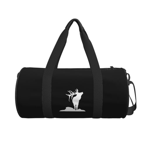 Elk Convertible Garment Bag with Shoulder Strap, Carry on Garment Duffel Bag for Men Women - Rolling Foldable for Travel Luggage Bags (Black)2