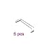 Produktbild Pixnor 5 x Glas Rack Glas Bügel, Halter, Glas Rack, Kelche Rack | Glas Wein-Rack, Champagner-Glas-Rack Mit Schrauben