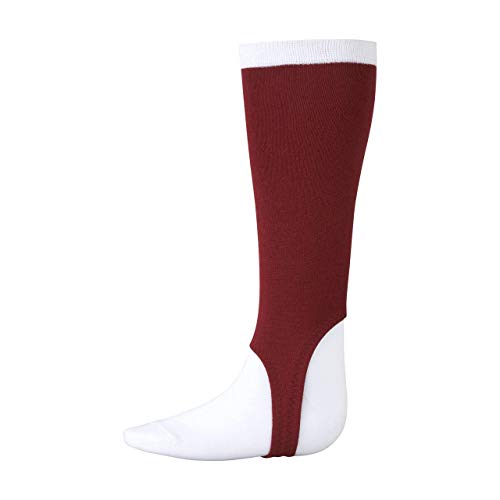 asics(アシックス) 野球 ストッキング レギュラーカット 一般 エンジ F BAE014