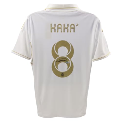 Kaka Signed Madrid Soccer Jersey 8, with Beckett COA Multi