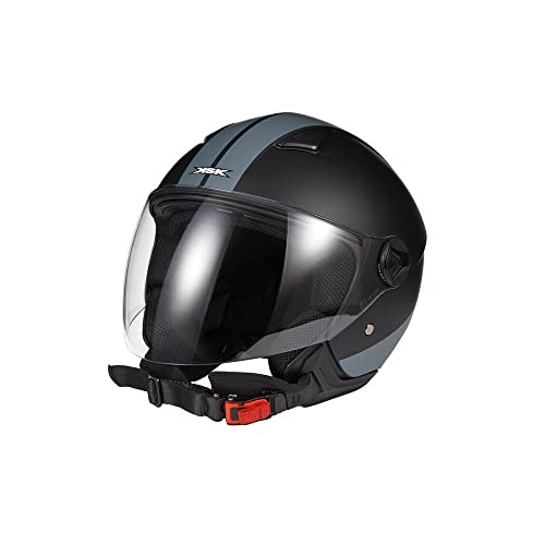 KSK Casco Jet MIAMI Jet Nero & Bronzo, Taglia M (57-58cm)