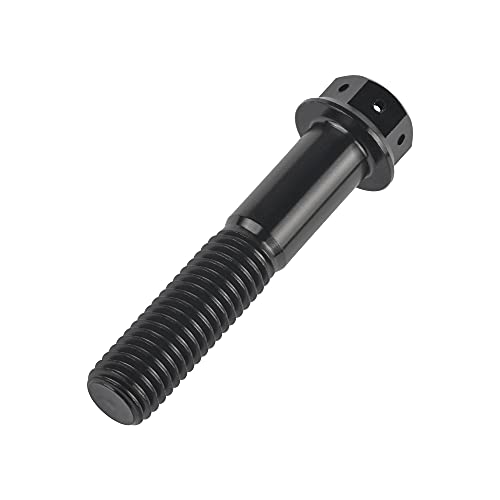 Tornillos de cabeza hexagonal de titanio M10 de alta resistencia negra 3