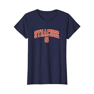 Syracuse Orange Arch Over Ladies Navy T-Shirt
