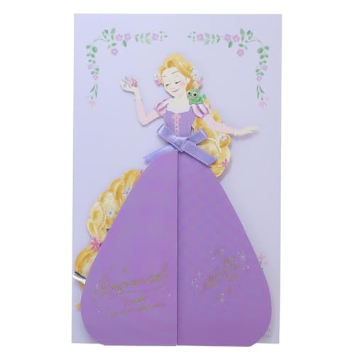 Amazon | 塔の上のラプンツェル[グリーティングカード]ハニカム多目的