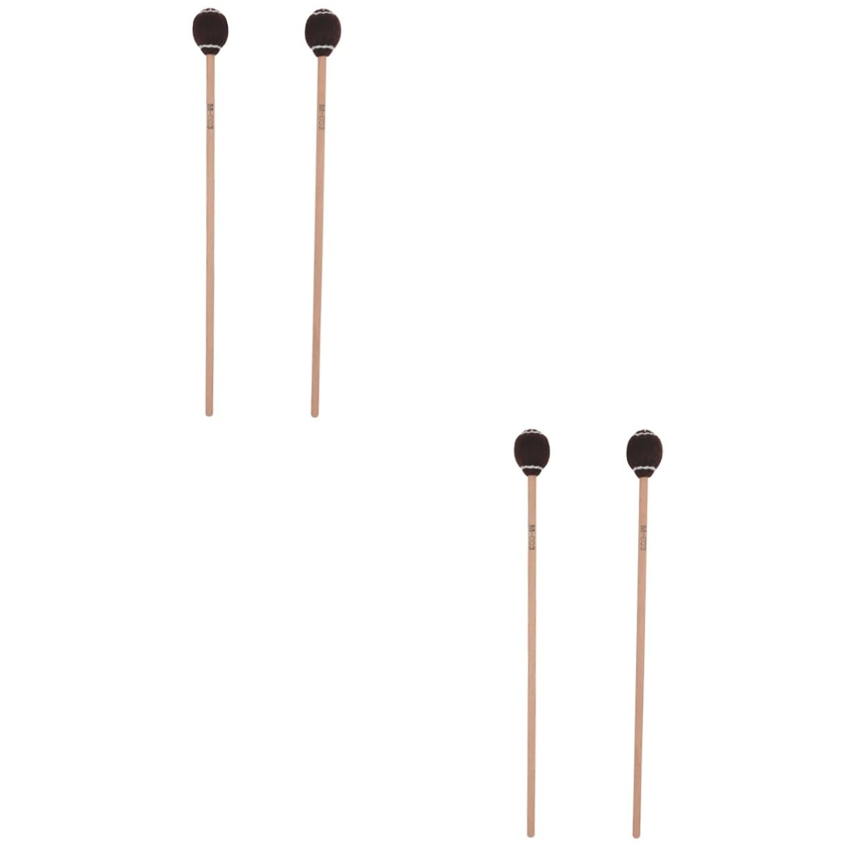ibasenice 4piezas Baquetas De Marimba Arce Accesorios De Percusión Para Instrumentos Para Práctica De Marimba