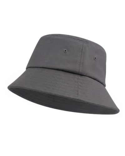 Image of Zylioo XXL Linen Bucket Hat for Big Heads, Summer Travel Sun Hat | Roomy Warm-Weather Fit-Natural woven texture feels airy and gives fuller head shapes an easy, relaxed feel outdoors.
