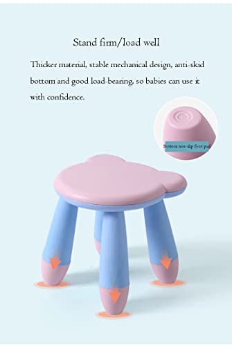Image of Oncaarnival Children's Stool Plastic Non-Slip Creative Home Small Stool Kindergarten Cute Bear stools