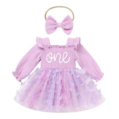 Odizli 1st Birthday Embroidered Tulle Dress Cover