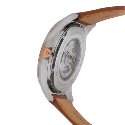 Image of TIMEX Round 44mm Black Dial Automatic Men Watch - TWEG17503