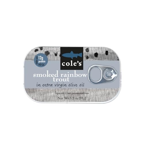 COLE'S Select Snow Crab Meat - Wild Caught from Patagonian Waters of Chile- High in Protein & Omega 3 Nutrients- No Preservatives - 5.3 oz Can- 1 Can