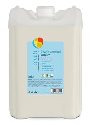 Détergent vaisselle sensible pour lavage à la main aux tensioactifs végétaux