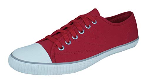 TRETORN T56 Canvas Baskets Hommes-Red-39 thumbnail
