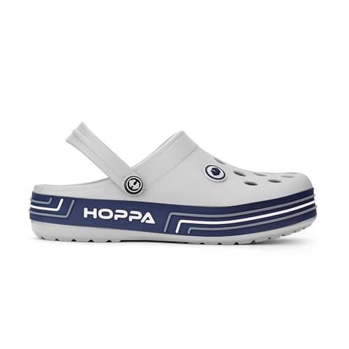Image of Hoppa Trio Clogs for Men, Extra Soft EVA Moulded Slip-On Clogs | Lightweight, Cushioned, Water-Resistant & Non-Slip | Everyday Casual Footwear