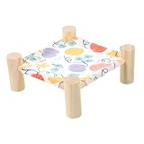 Lit de couchage pour animaux de compagnie - lit respirant pour cochons d'inde, offrant un confort pour une saine, jouets de balançoire pour hamster.
