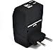 Ceptics 2 USB Most of Europe Travel Adapter 4 in 1 Power Plug (Type C) - Universal Socket