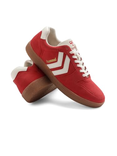 Image of hummel Classic Verve Casual Suede Sneaker for Men Lightweight with Synthetic Suede Enhanced Comfort Cushioned Insole and Slip-Resistance Work and Play Business Casual Shoes