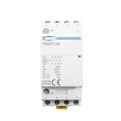 Contacteur modulaire rail Din TOCT1 4P 25A 110V 2NO2NC pour tableau