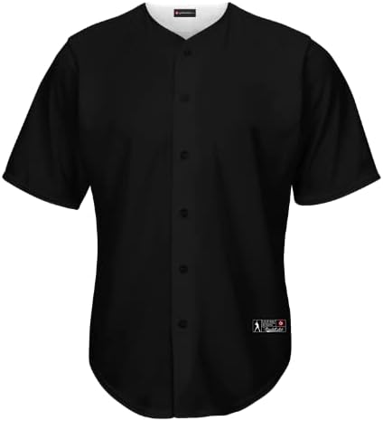 gullyactiveGraphite Black DRI-FIT Baseball Shirt