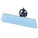 CHUANGLIN Adhesive suction cup bezel-less rearview mirror, blue mirror anti-glare rearview mirror, truck, car, ship endoscope, size 11 