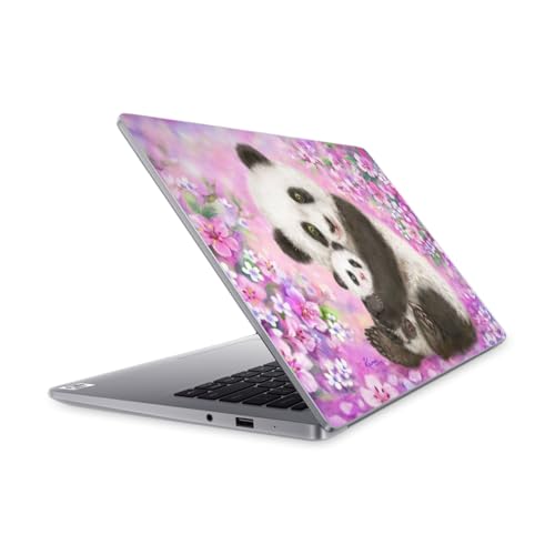 Autocollant Couverture Mi Notebook 14 2020 Panda Maman et Bébé Soft