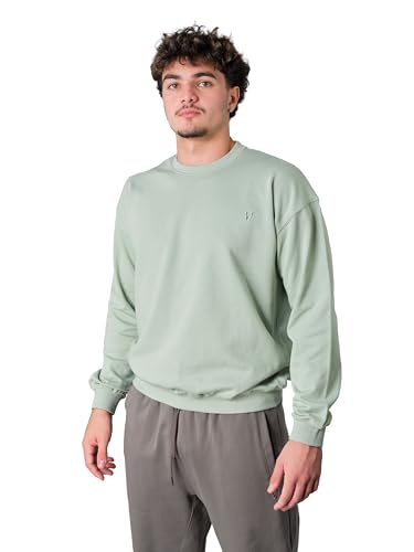 VarietyAthletics Mens French Terry Cotton Athletic Everyday Crewneck Sweatshirt Blouse