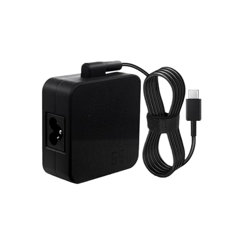 Cargador USB-C 65W Tipo C de 20V 3,25A adaptador de corriente para portátil reemplazo universal