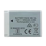 Lithium Battery NB-13L NB13L 3.6V Camera Battery，Compatible For Canon PowerShot G5X G7 X Mark II G9X SX720 SX730 SX740 HS Camera CB-2LH ，1250mAh Charger(1250mah) - Image 5