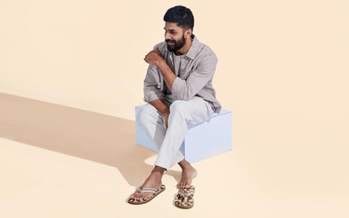 Image of Neeman's Pixel Art Flip Flops for Men | Slippers for Men