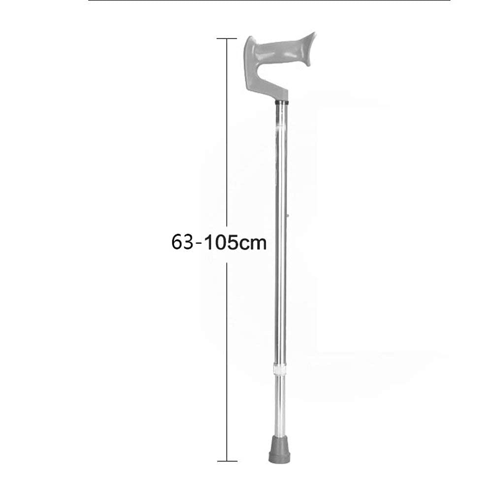 Walker Plegable Anciano Bastón de Cuatro Patas Aleación de Aluminio Bastón de Luz Altura Ajustable Retráctil Muletas de Cuatro Esquinas Ayudando (Color : Gold) Present