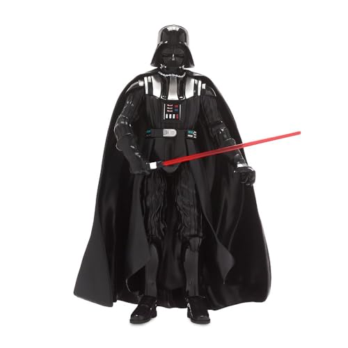 Disney Store Official Darth Vader Talking Action Figure - 13 Inch Interactive Star Wars Toy with Lightsaber - Articulated Kid Toy with Light & Sound Effects