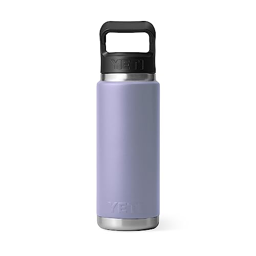 YETI Rambler 26 oz Bottle, Vacuum Insulated, Stainless Steel with Straw Cap, Cosmic Lilac - Image 8